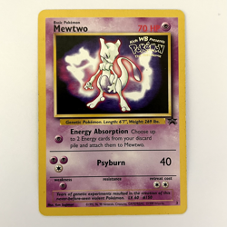 Mewtwo (Pokemon the First Movie Stamp) #3 Black Star Promo - Image 1