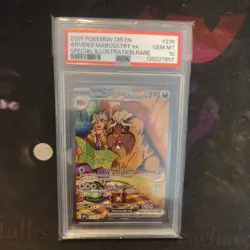 2025 POKEMON DRI EN-DESTINED RIVALS #235 ARVEN'S MABOSSTIFF EX PSA 10 - Image 1