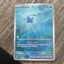 Phione 175/167 Pokemon Scarlet & Violet Twilight Masquerade - Image 1
