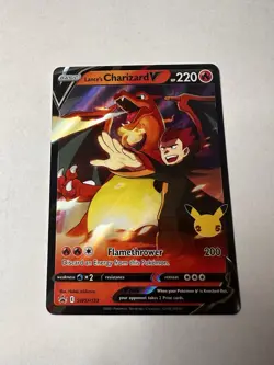 Lance's Charizard V SWSH133 Pokemon Sword and Shield Promo NM - Image 1