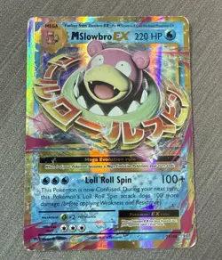 Pokemon M Slowbro EX Ultra Rare Holo Evolutions 27/108 Mega Full Art MP - Image 1