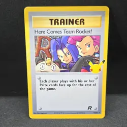 Pokemon Here Comes Team Rocket! Team Rocket Trainer Holo Rare 15/82 Unlimited EN - Image 1