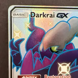 2019 Pokemon Hidden Fates - Darkrai GX #SV70 - Image 2