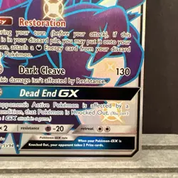2019 Pokemon Hidden Fates - Darkrai GX #SV70 - Image 4