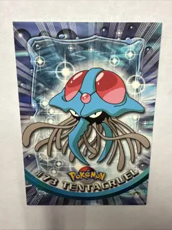 Pokemon TCG Tentacruel #73 Topps Series 1 TV Animation Edition Holo Common - Image 1