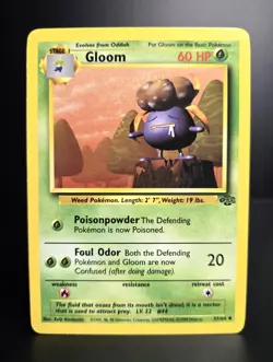 Pokemon TCG - GLOOM - 37/64 - VINTAGE - Unlimited - WOTC - Jungle (1999) - NM+ - Image 1