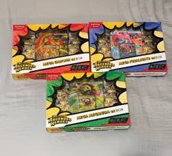 Set of 3 - Pokemon TCG Mega Evolutions Ascended Heroes Ex Box Brand New Sealed - Image 1