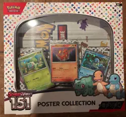 Nintendo Pokemon TCG Scarlet & Violet - 151 Poster Collection Box - 3 Packs 820650853166 - Image 1