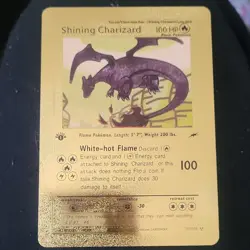 Pokemon TCG Shining Charizard 107/105 Neo Destiny 1st Ed Holo 100HP 2002 - Image 1