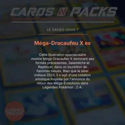 Carte Pokemon Mega-Dracaufeu X ex 125/094 ME02 Flammes Fantasmagoriques PSA 9 ✨ - Image 4