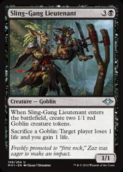 Sling-Gang Lieutenant - Near Mint MTG Modern Horizons - Image 1