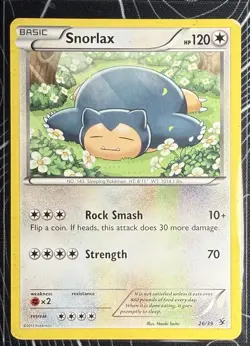 Snorlax 26/39 Kalos Starter Set Regular Pokemon - Image 1