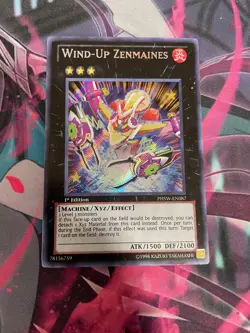 YUGIOH - WIND UP ZENMAINES - SECRET RARE - 1ST ED - PHSW - LP - Image 1