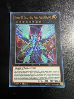 Number 62: Galaxy-Eyes Prime Photon Dragon BLLR-EN070 Battles of Legend: Light's - Image 1