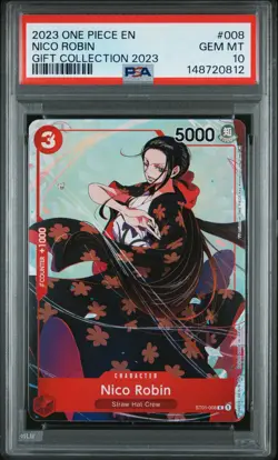 2023 One Piece Gift Collection 2023 #008 Nico Robin PSA10 - Image 1