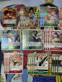 One Piece TCG Monkey D Luffy Red/Green Competitive Deck - Image 2