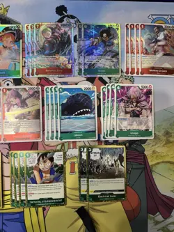 One Piece TCG Monkey D Luffy Red/Green Competitive Deck - Image 3