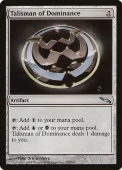 1 x Talisman of Dominance - Mirrodin - LP - MTG - EOF - Image 1