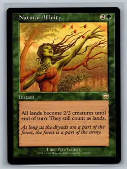Magic The Gathering Mercadian Masques Natural Affinity #260/350 MTG TCG CCG - Image 1