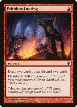 Faithless Looting - Duel Decks: Sorin vs. Tibalt | MTG Card - Image 2