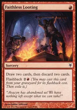 Faithless Looting - Duel Decks: Sorin vs. Tibalt | MTG Card - Image 3