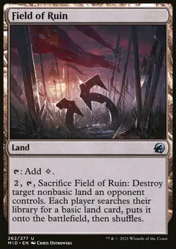 Field of Ruin - Innistrad: Midnight Hunt | MTG Card - Image 3