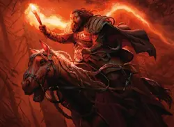 Flamerush Rider - Tales of Middle-earth Commander | MTG Card - Image 1