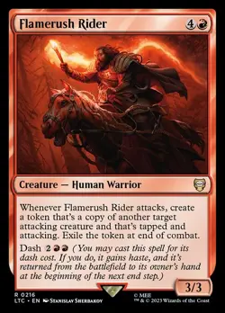 Flamerush Rider - Tales of Middle-earth Commander | MTG Card - Image 2