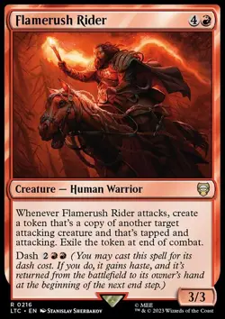 Flamerush Rider - Tales of Middle-earth Commander | MTG Card - Image 3