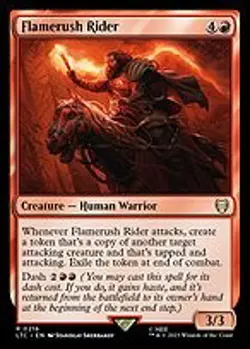 Flamerush Rider - Tales of Middle-earth Commander | MTG Card - Image 4