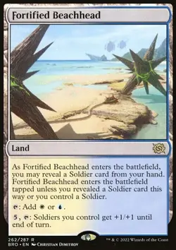 Fortified Beachhead - The Brothers' War | MTG Card - Image 3