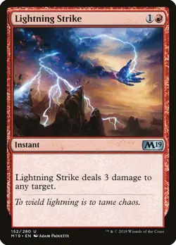 Lightning Strike - Core Set 2019 | MTG Card - Image 2