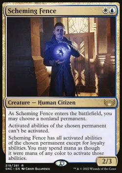 Scheming Fence - Streets of New Capenna | MTG Card - Image 3
