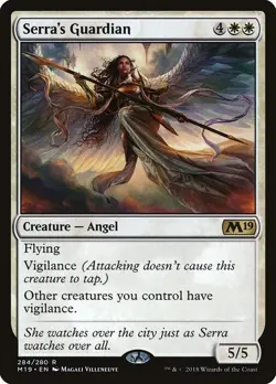 Serra's Guardian - Core Set 2019 | MTG Card - Image 2