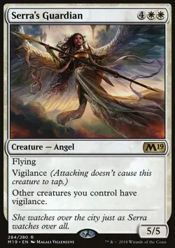 Serra's Guardian - Core Set 2019 | MTG Card - Image 3