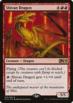 Shivan Dragon - Core Set 2019 | MTG Card - Image 4