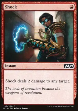 Shock - Core Set 2019 | MTG Card - Image 3