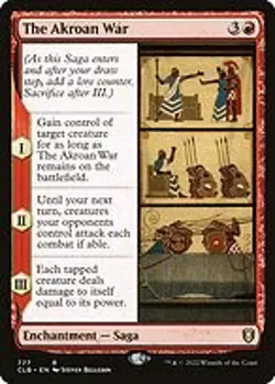 The Akroan War - Commander Legends: Battle for Baldur's Gate | MTG Card - Image 4