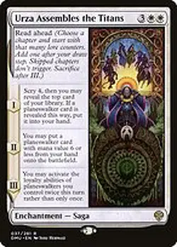 Urza Assembles the Titans - Dominaria United | MTG Card - Image 4