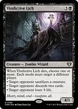 Vindictive Lich - Commander Masters | MTG Card - Image 4