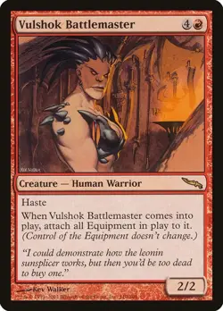 MTG Magic the Gathering 4x Vulshok Battlemaster (Playset) - Mirrodin NM - Image 1