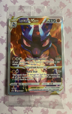 *SEALED* Lucario VSTAR SWSH291 - Crown Zenith ETB Promo Pokemon TCG - NM - Image 1