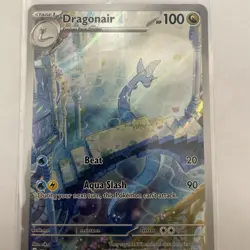 2023 Pokemon Dragonair 181/165 SV: Scarlet & Violet 151 Holo Illustration Rare - Image 3