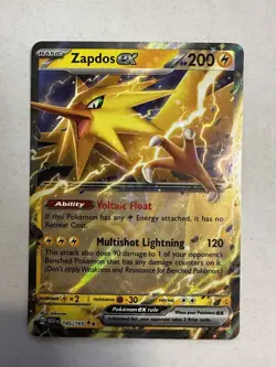 Zapdos ex NM 145/165 Scarlet & Violet 151 Pokemon NM or better - Image 1