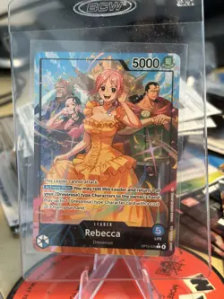 Rebecca OP15 039 Alt Art Leader - One Piece TCG - English Card Near Mint - Image 1
