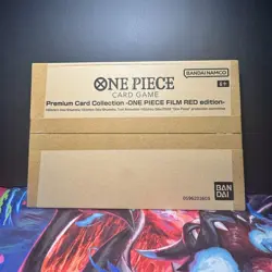 Bandai One Piece Card Game Premium Card Collection Film Red, English - Image 1
