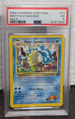 2000 POKEMON GYM CHALLENGE 13 MISTY'S GYARADOS HOLO - PSA 5 - Image 2