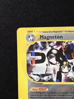 Magneton 22/147 Aquapolis Non-Holo Rare Pokemon Card TCG 2002 WoTC E-reader - Image 3
