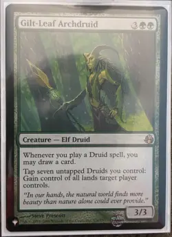 x1 MtG Gilt-Leaf Archdruid MOR 124/150 LP single card - Image 1