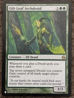 x1 MtG Gilt-Leaf Archdruid MOR 124/150 LP single card - Image 2